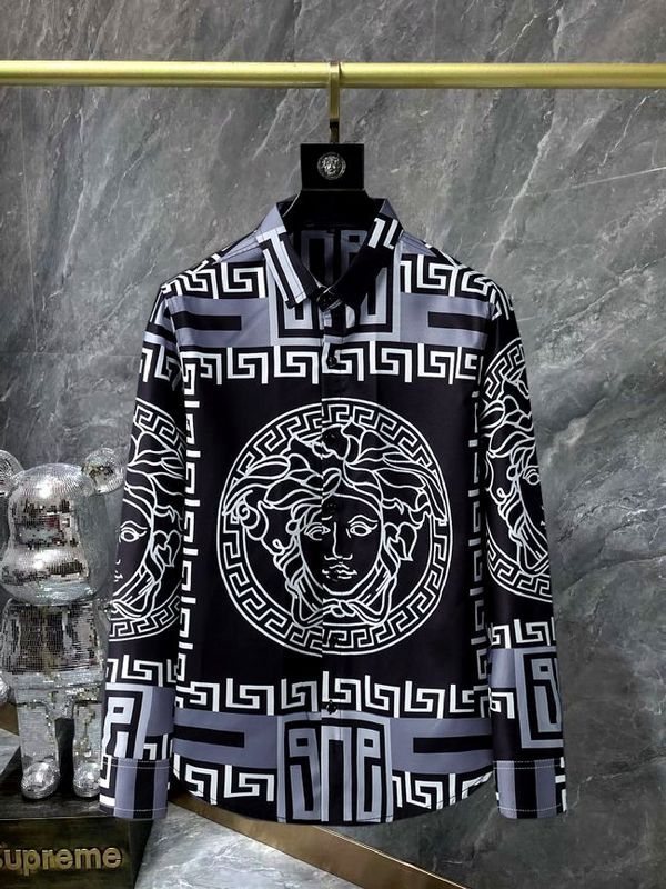 Versace long sleeve shirt men-271(M-XXXL)