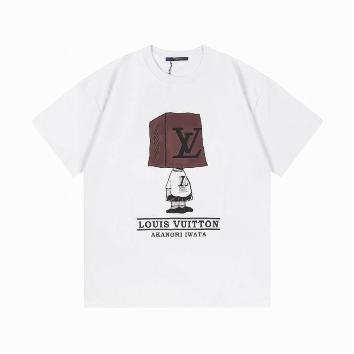 LV t-shirt men-2809(XS-L)