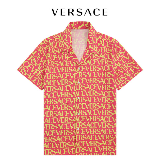 Versace short sleeve shirt men-087(M-XXXL)