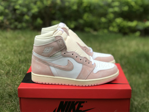 Authentic Air Jordan 1 High OG “Washed Pink” Women Shoes