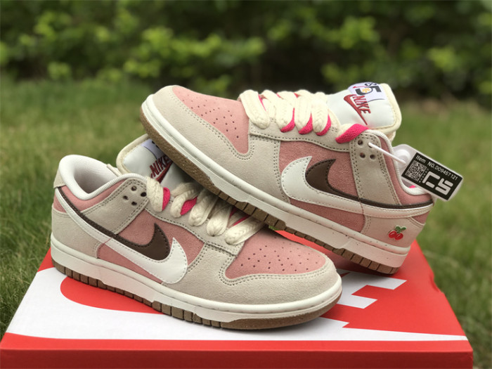 Authentic Nike Dunk Low SE 85 Cherry Pink Women Shoes