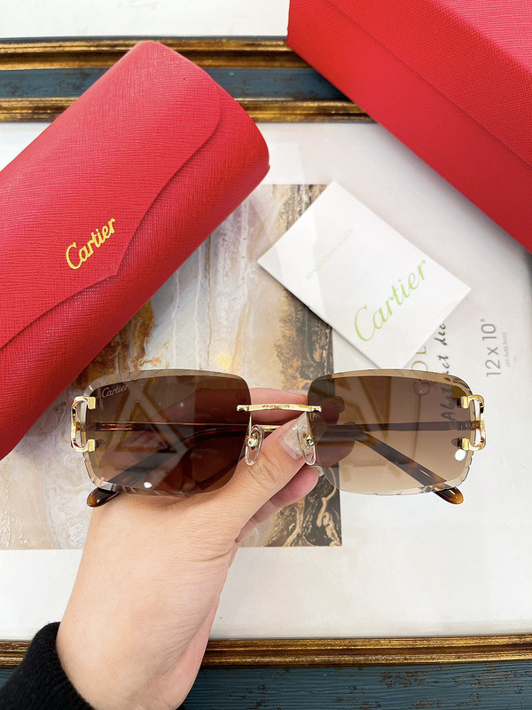 Cartier Sunglasses AAAA-2481