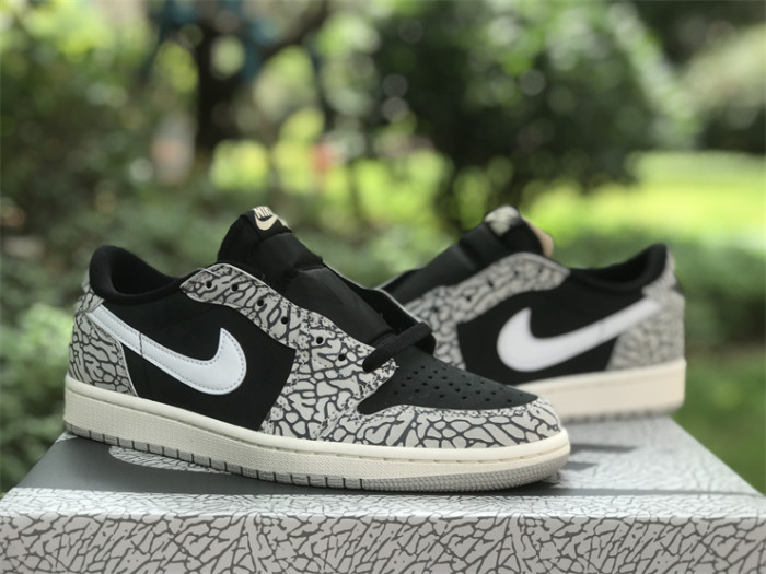 Authentic Air Jordan 1 Low OG “Black Cement”