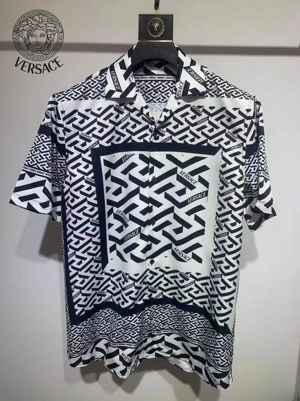 Versace short sleeve shirt men-098(S-XXL)