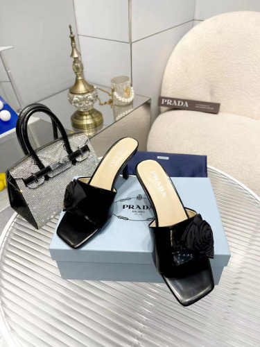 Prada women slippers 1：1 quality-012