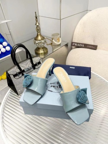 Prada women slippers 1：1 quality-009