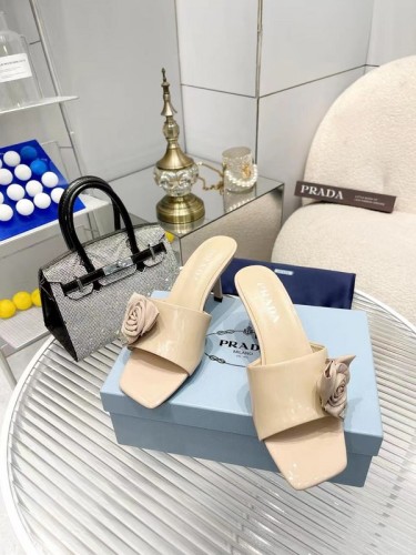 Prada women slippers 1：1 quality-010