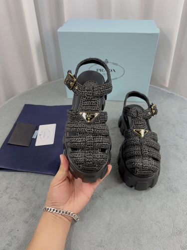 Prada women slippers 1：1 quality-043