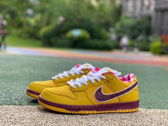 Authentic Nike Dunk SB Concepts Yellow Lobster