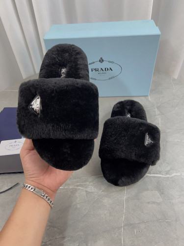 Prada women slippers 1：1 quality-051