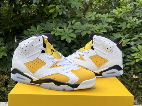 Authentic Air Jordan 6 Yellow Ochre