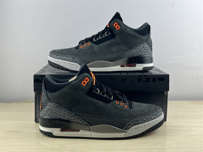 Authentic Air Jordan 3 “Fear”2023