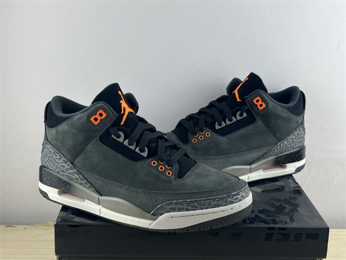 Authentic Air Jordan 3 “Fear”2023