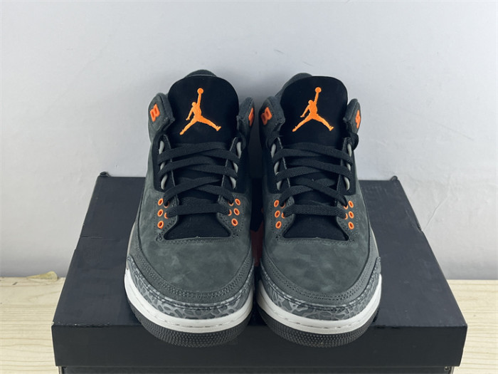 Authentic Air Jordan 3 “Fear”2023