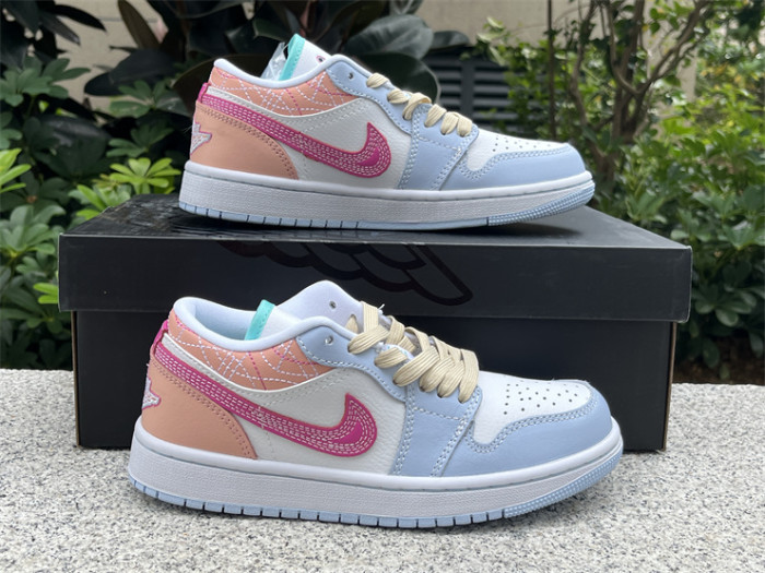 Authentic Air Jordan 1 Low SE “Sashiko Multi-Color