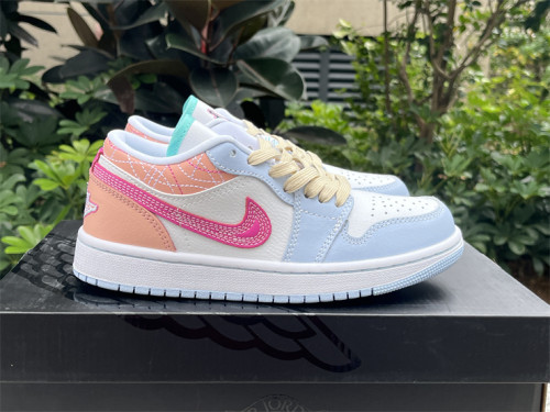 Authentic Air Jordan 1 Low SE “Sashiko Multi-Color