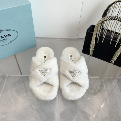 Prada women slippers 1：1 quality-058