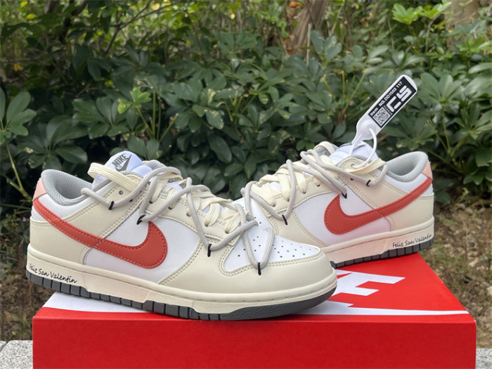 Authentic Nike SB Dunk Low White Iron Grey