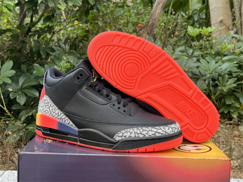 Authentic J Balvin x Air Jordan 3 Black