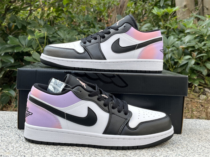 Authentic Air Jordan 1 Low White Pink