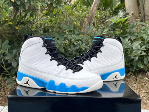 Authentic Air Jordan 9 Powder Blue