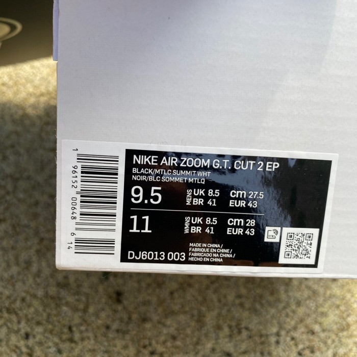 Authentic Nike Air Zoom GT Cut 2 DJ6013-003