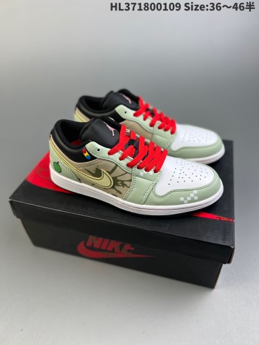 Perfect Air Jordan 1 Low shoes-101