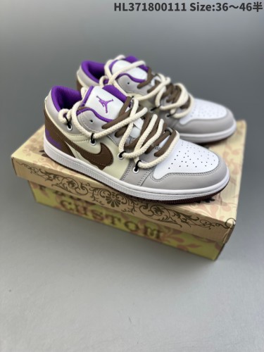 Perfect Air Jordan 1 Low shoes-124