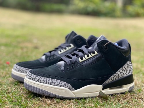 Authentic Air Jordan 3 Off Noir Women