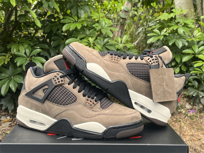 Authentic Travis Scott x Air Jordan 4 Dark Mocha