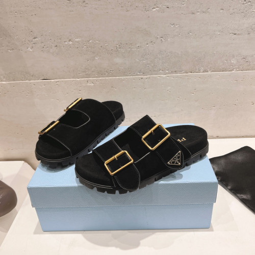 Prada women slippers 1：1 quality-088