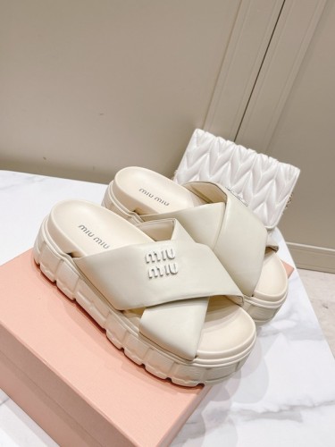 Miu Miu women slippers 1：1 quality-016