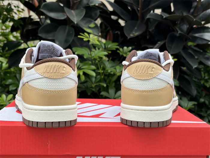 Authentic Nike Dunk Low Custom Brown Burberry