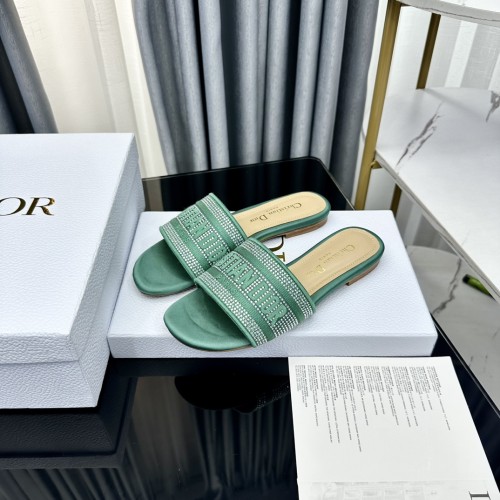 Dior women slippers 1：1 quality-293