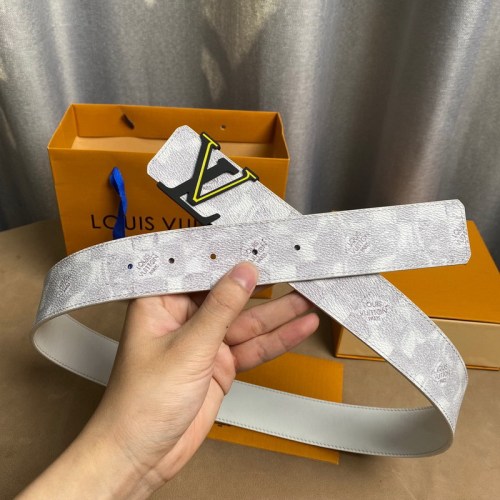 Super Perfect Quality LV Belts(100% Genuine Leather Steel Buckle)-4473