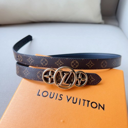 Super Perfect Quality LV Belts(100% Genuine Leather Steel Buckle)-4484