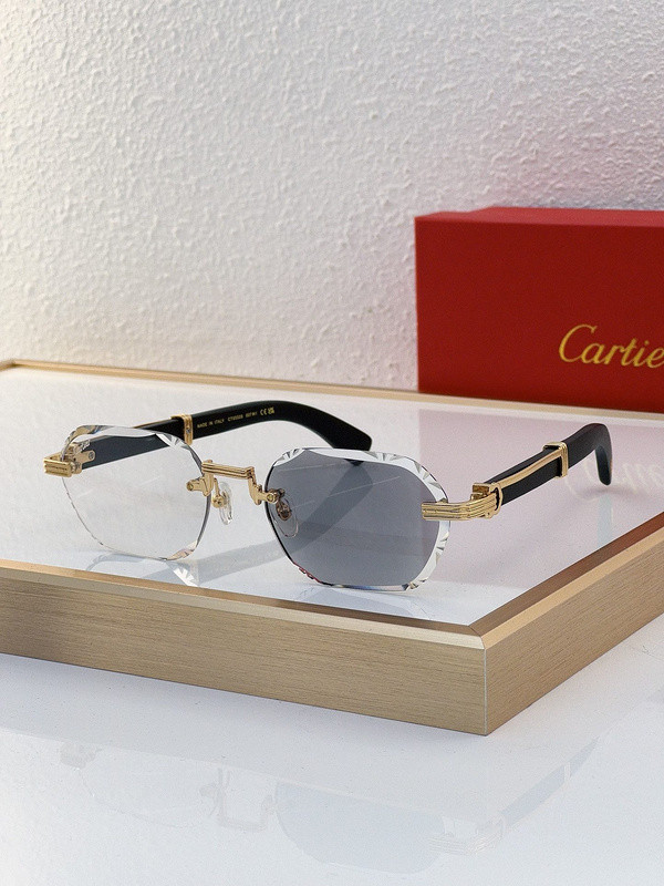 Cartier Sunglasses AAAA-5757