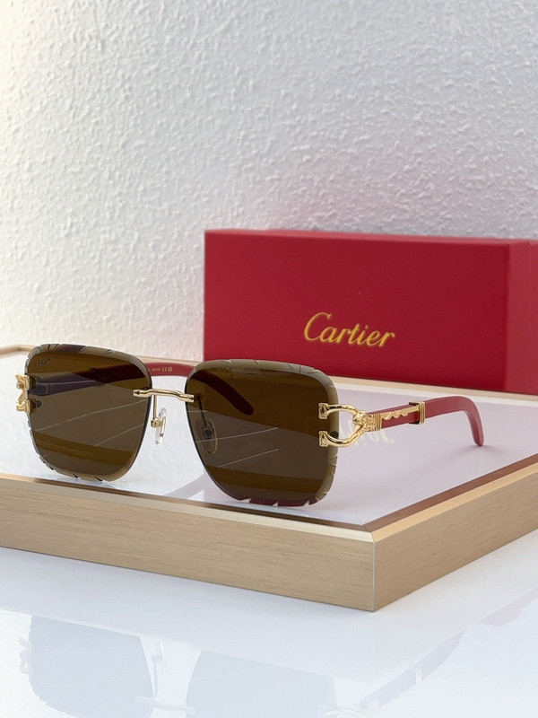Cartier Sunglasses AAAA-5750