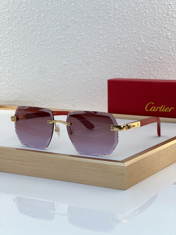Cartier Sunglasses AAAA-5767