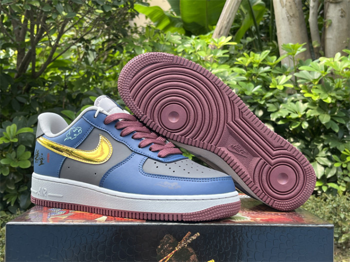 Authentic Nike Air Force 1 Low Black WuKong
