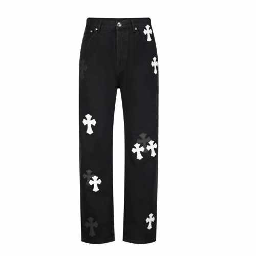 Chrome Hearts Jeans High End Quality-006