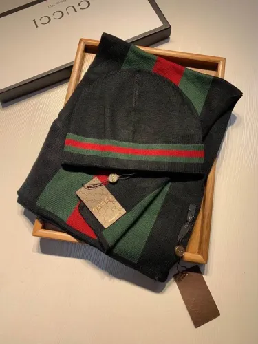 G Wool Cap Scarf AAA-301