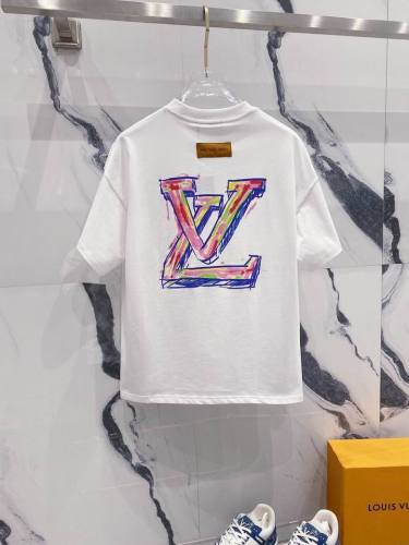 LV  t-shirt men-8459(XS-L)
