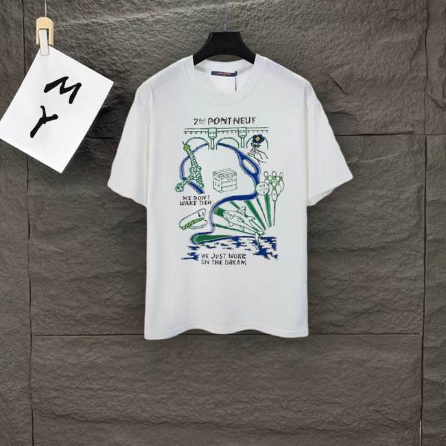 LV  t-shirt men-8747(XS-L)