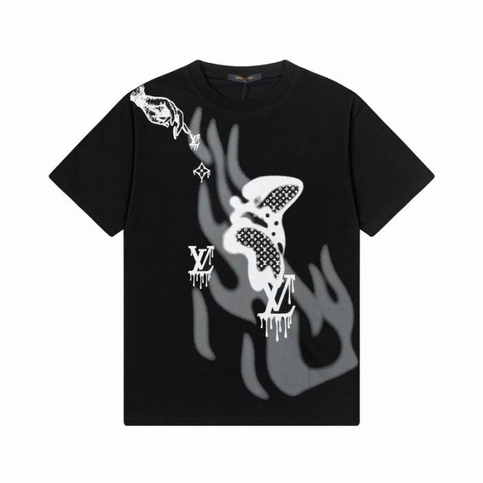LV  t-shirt men-7916(S-XXL)