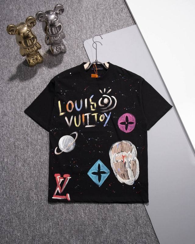 LV  t-shirt men-8196(S-XL)