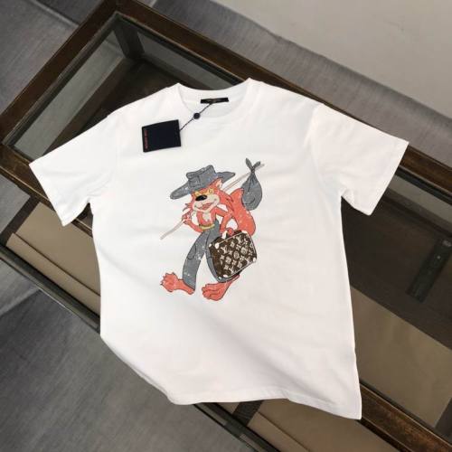 LV  t-shirt men-7371(M-XXXL)