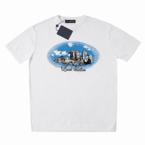 LV  t-shirt men-9137(XS-L)