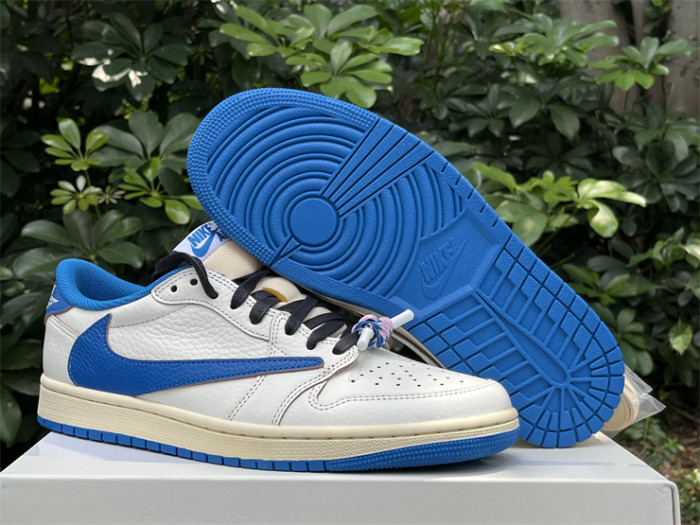 Authentic Travis Scott x fragment design x Air Jordan 1 Low OG