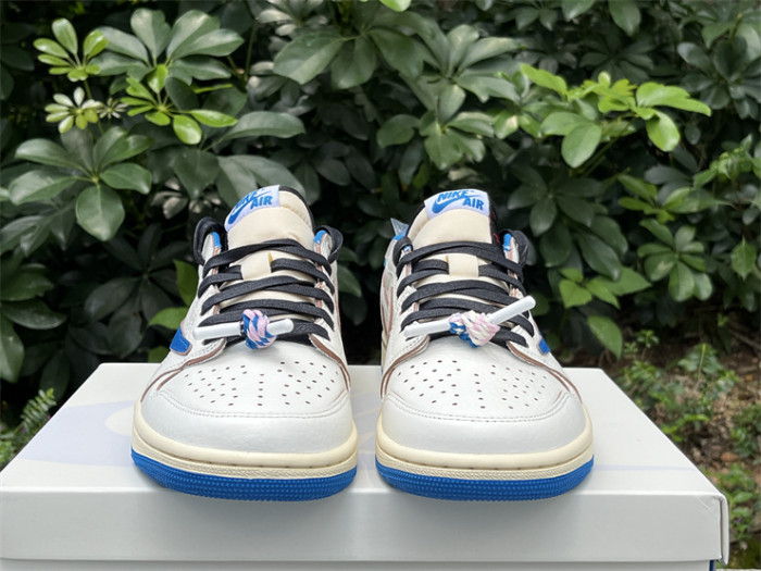 Authentic Travis Scott x fragment design x Air Jordan 1 Low OG